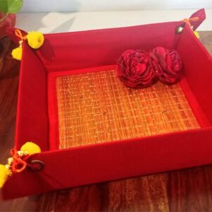 Handmade folding tray