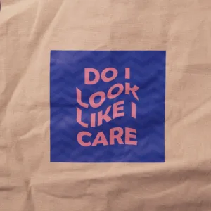 Do I Look Like I Care Tote Bag – Handmade Cotton Eco Bag
