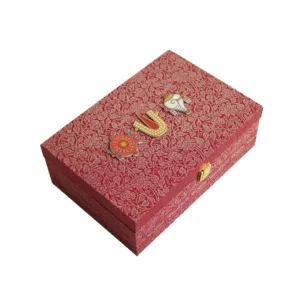 balaji hamper tirupati devotional south indian gift red brocade namam minakari 01
