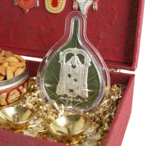 balaji hamper tirupati devotional south indian gift red brocade namam minakari 03