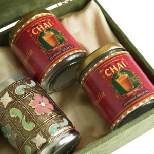chai hamper indian tea gift set minakari glass masala chai malabar chai kottanz 02