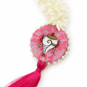 pink namam hangings set of 2 traditional indian vaishnava return gift 04