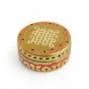 meenakari tiffin box kollam motif pink gold indian sweet prasadam return gift 01