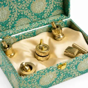 Gowri Pooja Brass Miniature Gift Set 02