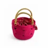 Pink Rope Basket with Potli 01