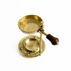 Brass Camphor Diffuser with Decorative Tray Base 02