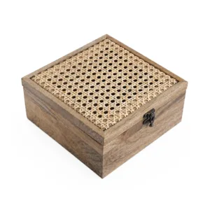 Mango and Wood Cane Thamboolam Box 02