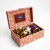 suvasa brass diffuser hamper premium festive indian gifting hamper banarasi brocade box 01