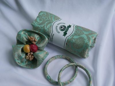 Green Brocade Thamboolam